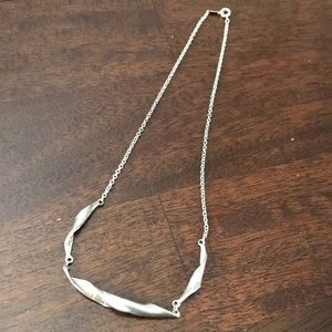 Galla sterling silver short necklace 15”